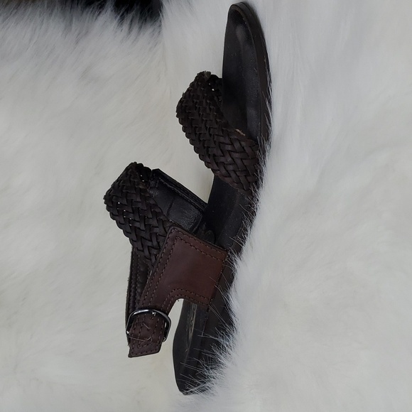 Enzo Angiolini Weaved Leather Strap Sandal - Picture 2 of 15